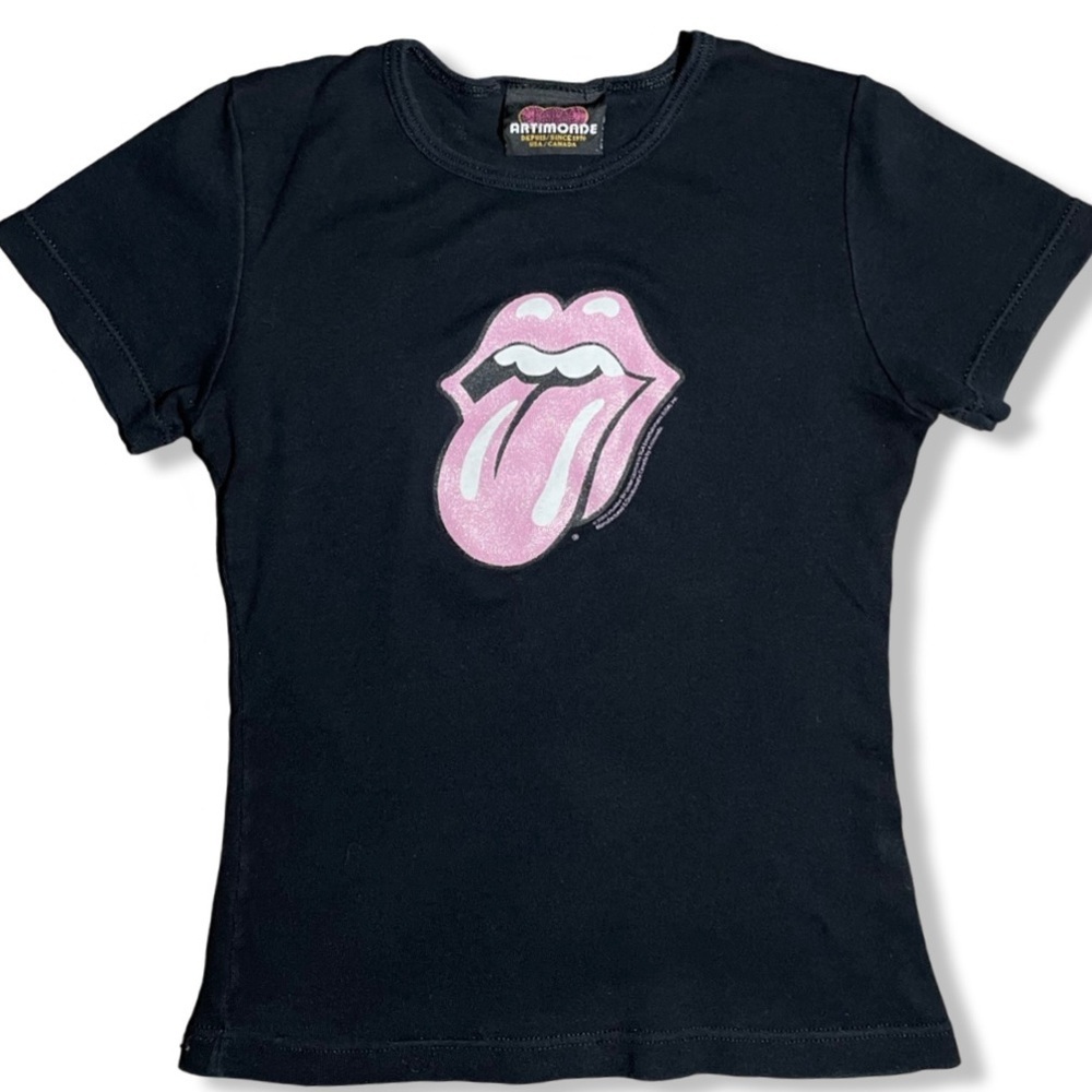 Vintage Y2K 2004 Rolling Stones Baby Tee